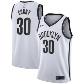 Dres Brooklyn Nets Seth Curry 30 Nike 2022-23 Association Edition Bijela Swingman